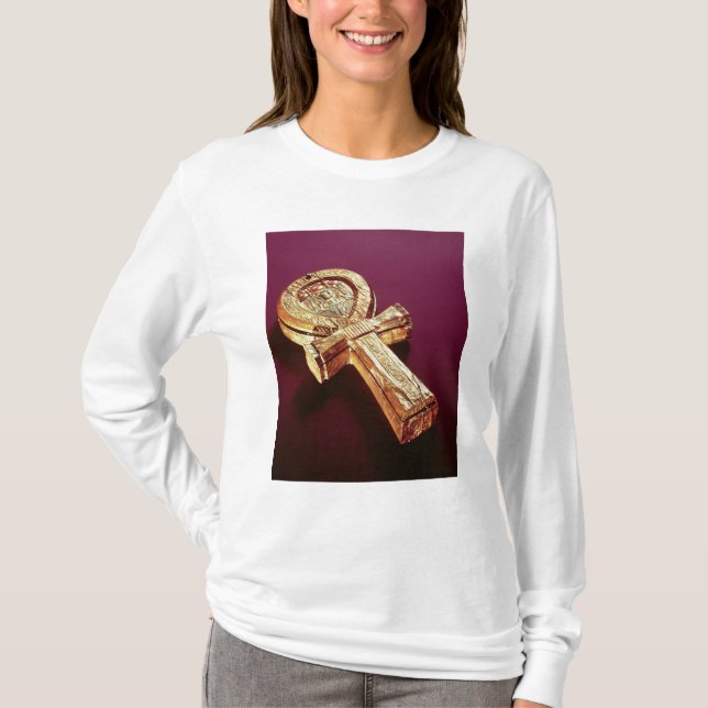 T-shirt Caisse de miroir sous forme d'ankh 2 (Devant)