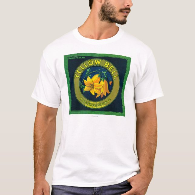 T-shirt Caisse LabelLewiston, identification de Bell Apple (Devant)