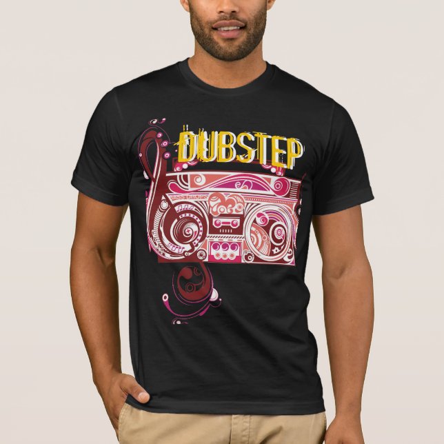 T-SHIRT CAISSON DE BASSES DE DUBSTEP (Devant)