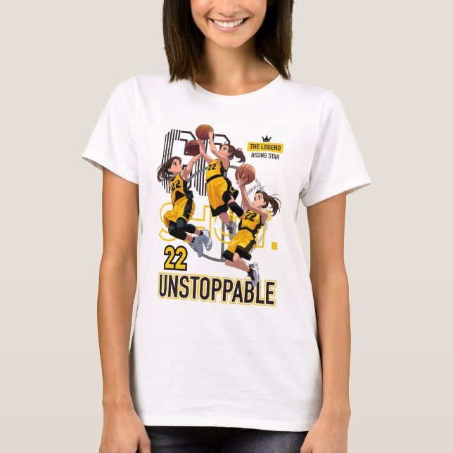 T-shirt Caitlin Clark 22 72611 (Devant)