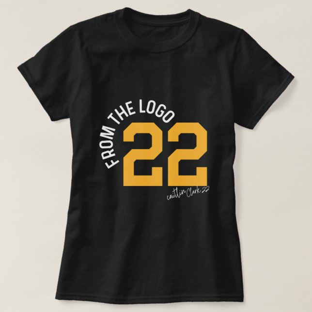 T-shirt caitlin clark du logo | caitlin clark 22 wom (Design devant)