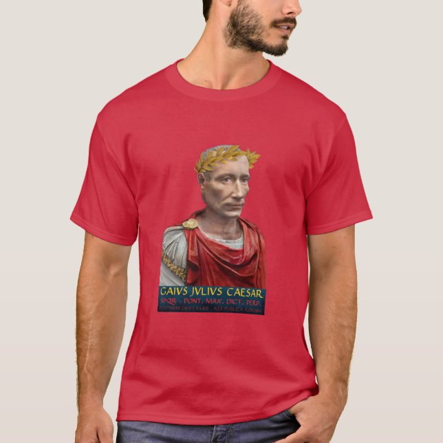 T-SHIRT CAIUS JULIUS CAESAR (Devant)