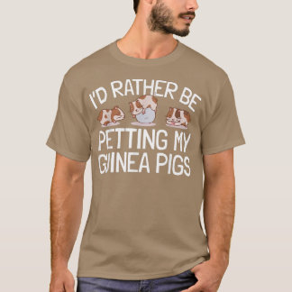 T-shirt Cajoler mon cochon d'Inde