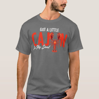 T-shirt Cajun dans mon âme Américain Écrevisses de Louisia