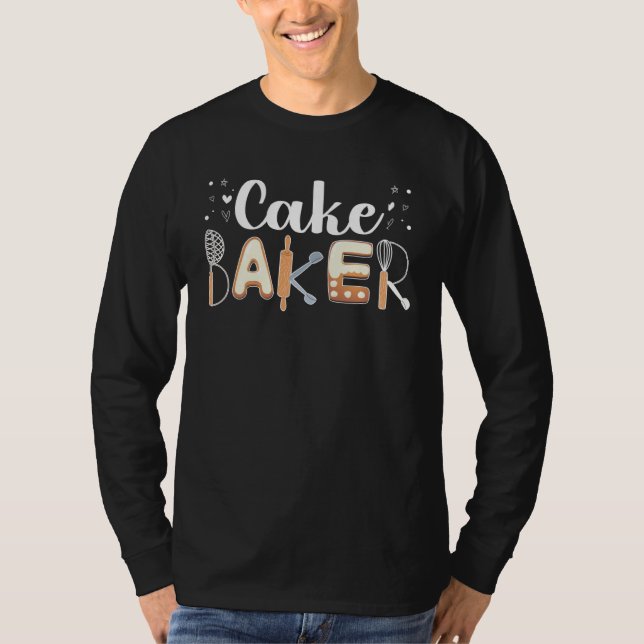 T-shirt Cake Baker Cake Baking Cake Bakers (Devant)