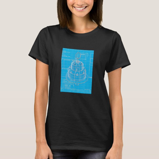 T-shirt Cake Blueprint Cake Baking Cake 2 (Devant)