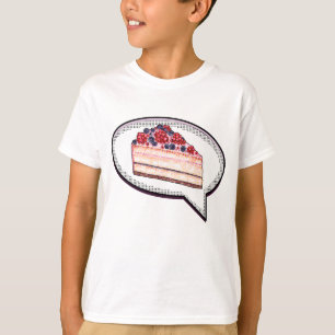 T-shirt Cake Is My Love Language - Berry Cake Word Balloon