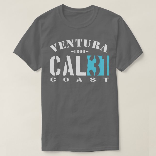 T-shirt CAL31 Coast Ventura California (Design devant)