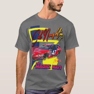 T-shirt Cal Naughton Jr The Magic Man Talladega Nights Rac