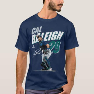 T-shirt Cal Raleigh Seattle joueurs de baseball MLB MLBCRA