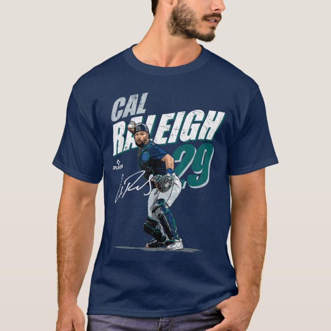 T-shirt Cal Raleigh Seattle joueurs de baseball MLB MLBCRA (Devant)