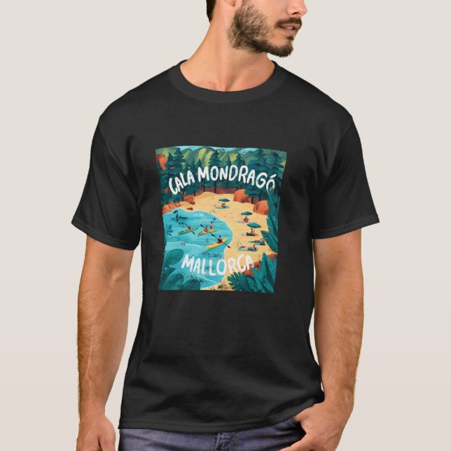 T-shirt Cala Mondragó Majorque (Devant)