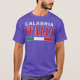 T-shirt Calabre Italia Drapeau italien Italie Italiano
