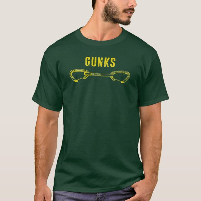 T-shirt Calage rapide de l'escalade des Gunks (Devant)