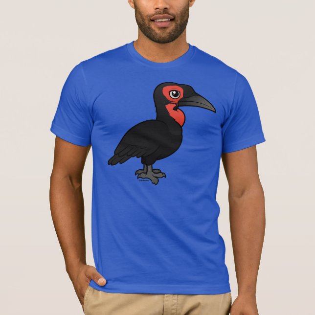 T-shirt Calao moulu du sud de Birdorable (Devant)