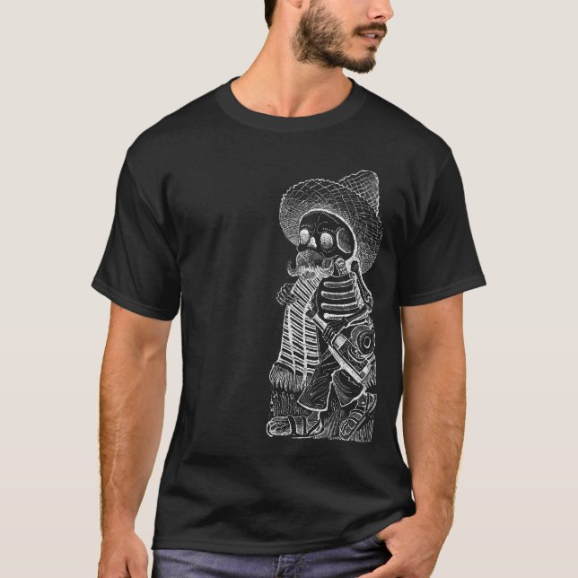 T-shirt Calavera en blanc (Devant)