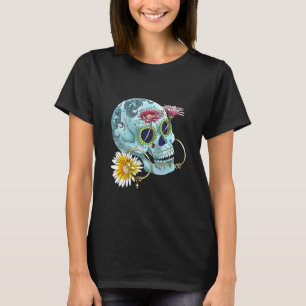 T-shirt Calavera Mexicaine Dia De Los Muertos Jour De La M