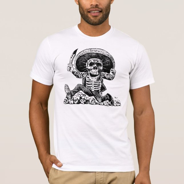 T-shirt Calavera Oaxaqueña (image centrale) par José (Devant)