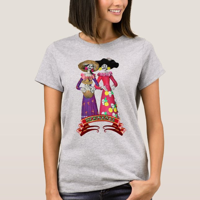 T-shirt Calavera Sœurs (Devant)