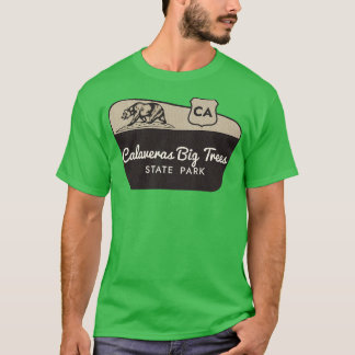 T-shirt Calaveras Big Trees State Park Californie Bienvenu