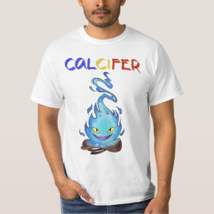 T-shirt Calcifer bleu