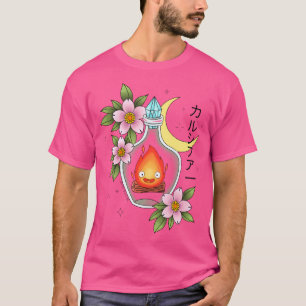 T-shirt Calcifer Dans Le Château De Déménagement De Vial H