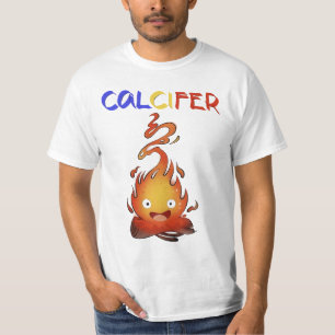 T-shirt Calcifer feu redcalcifer, howles château en mouvem