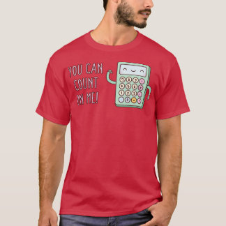 T-shirt Calcul mignon Vous Pouvez Compter Sur Moi Pun