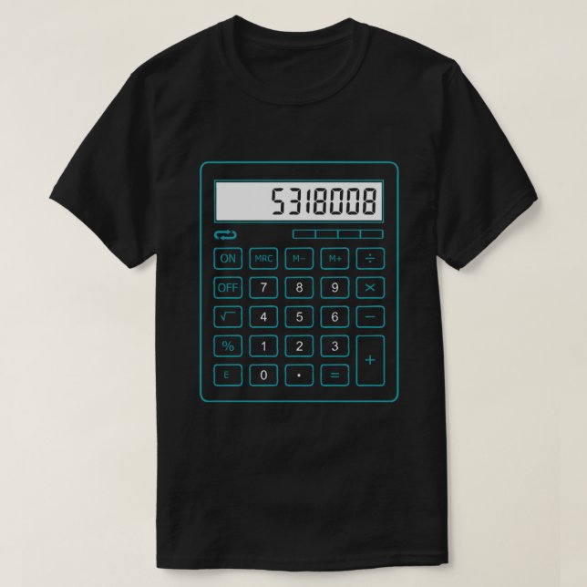 T-SHIRT CALCULATEUR 5318008 (Design devant)