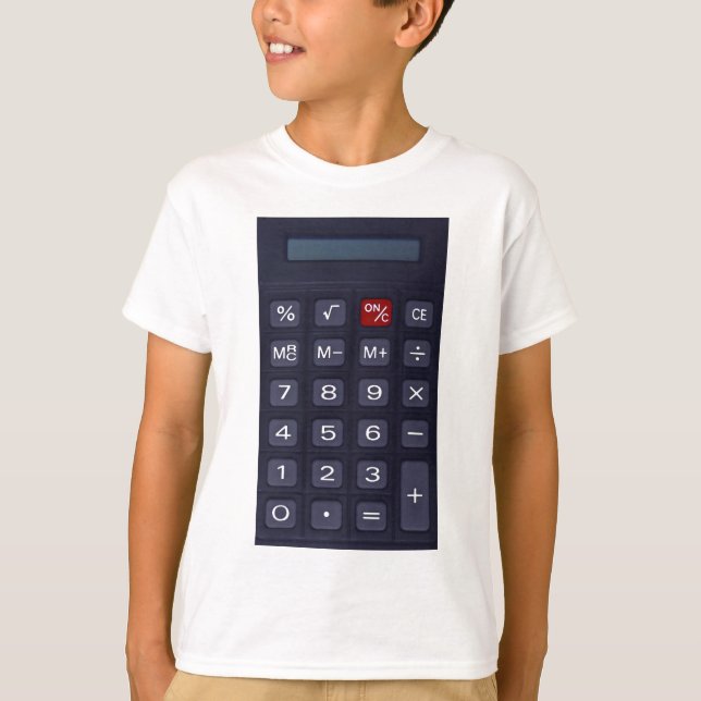 T-shirt calculatrice (Devant)