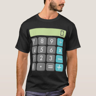 T-shirt Calculatrice Costume d'Halloween Chemise Geek Cool