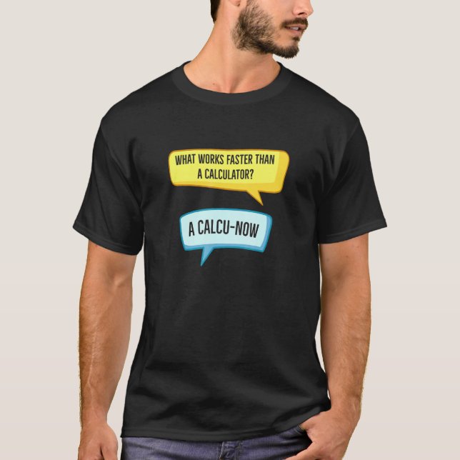 T-shirt Calculatrice Dit Math Physique Science Papa plaisa (Devant)