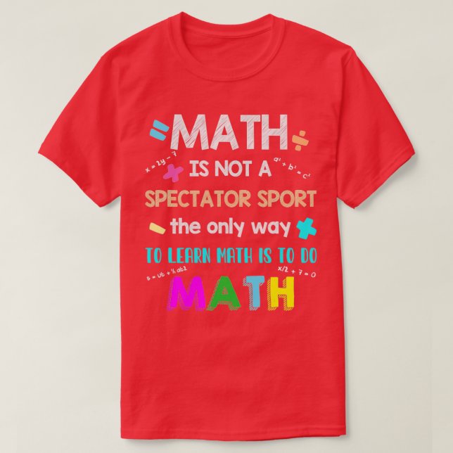 T-shirt Calculatrice mathématiques Faits mathématiques 3e  (Design devant)