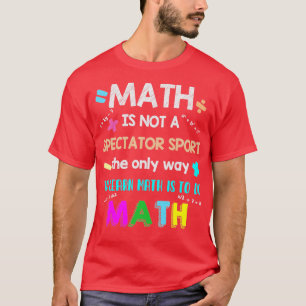 T-shirt Calculatrice mathématiques Faits mathématiques 3e 
