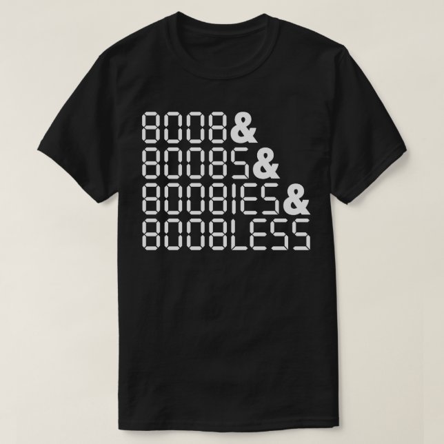 T-shirt Calculatrice sans objet Mots de fond 1 (Design devant)