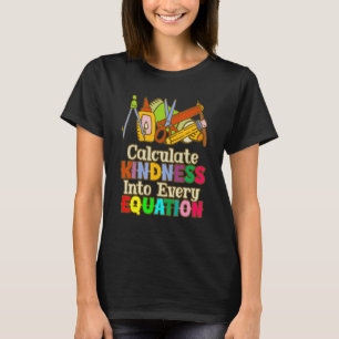 T-shirt Calculer la gentillesse dans chaque équation Mathé