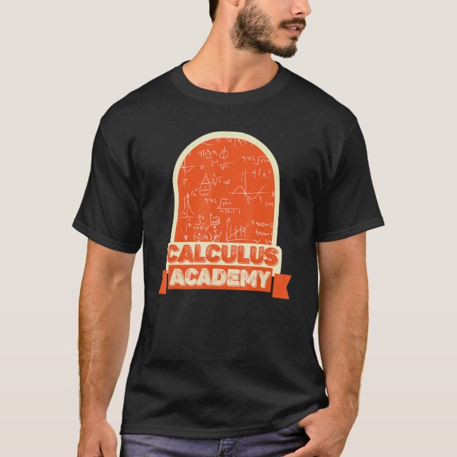 T-shirt Calculer les équations de l'académie Calculs math  (Devant)