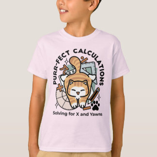 T-shirt Calculs Parfaits – Création de Chat de Maths Drôle