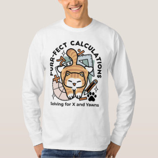 T-shirt Calculs Parfaits – Création de chat de maths drôle