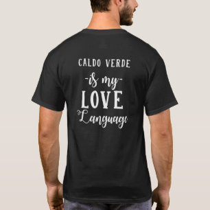 T-shirt Caldo Verde est ma langue d'amour Foodie Portugais