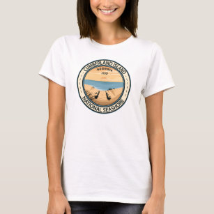 T-shirt Cale nationale de l'île Cumberland Bade de Géorgie