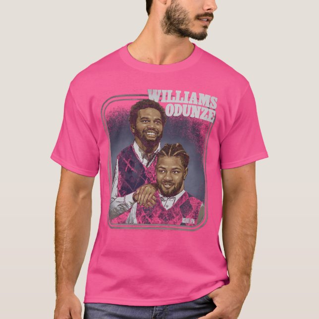 T-shirt Caleb Williams Rome Odunze Chicago Step Brothers (Devant)