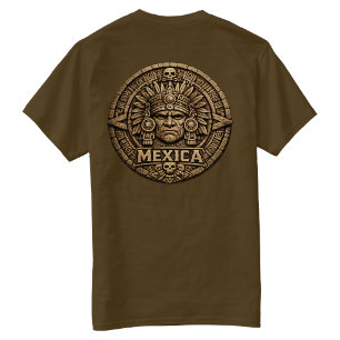 T-shirt Calendrier aztèque - Dos frappé