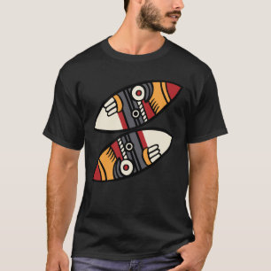 T-shirt Calendrier aztèque Jour 18 - Tecpatl