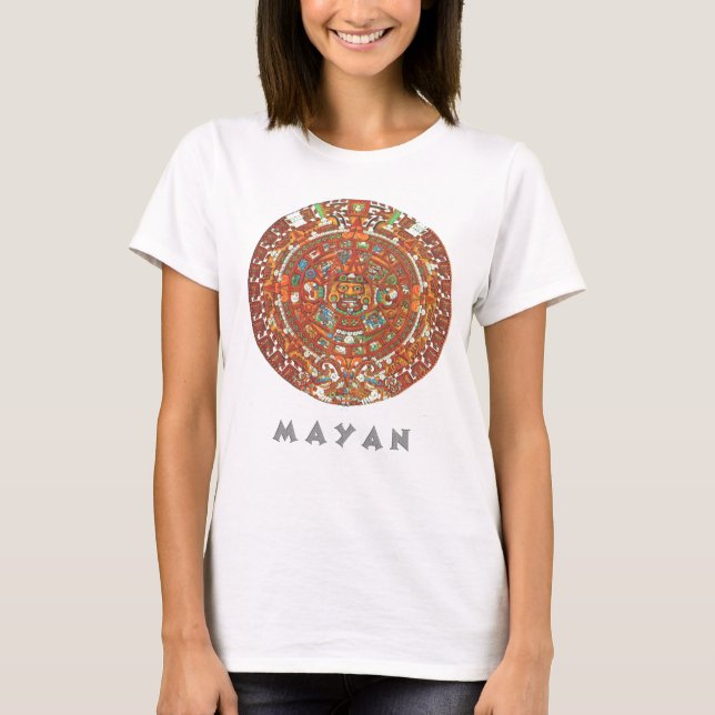 T-shirt Calendrier maya (Devant)