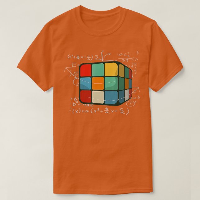 T-shirt Calendriers mathématiques colorés Cubes Manipulati (Design devant)