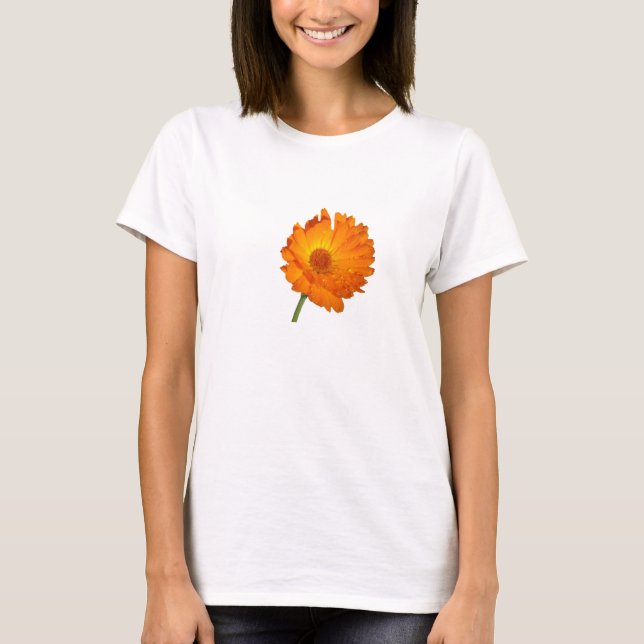 T-shirt - Calendula sur tige courte (Devant)