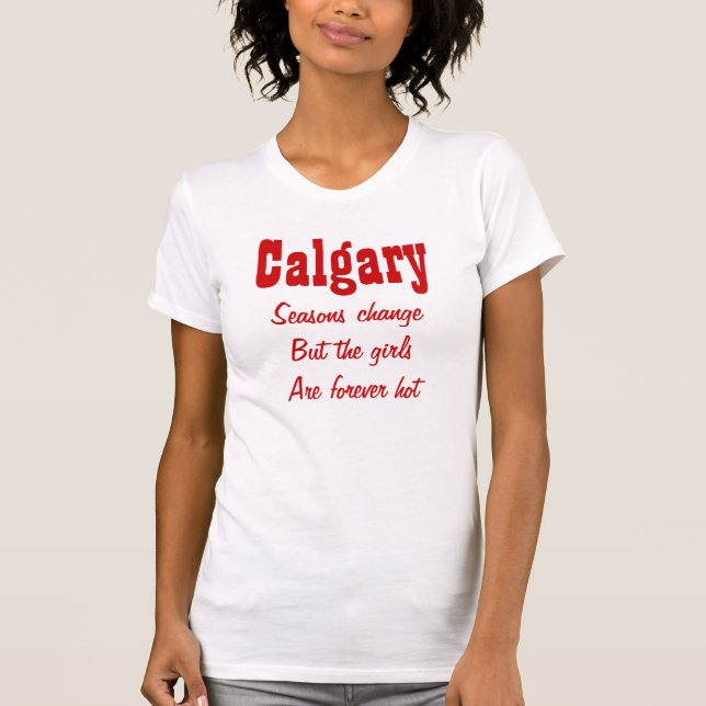 T-shirt Calgary (Alberta) (Devant)