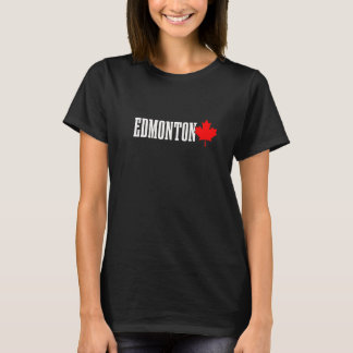 T-shirt Calgary Alberta Feuille d'érable Canada Drapeau ca