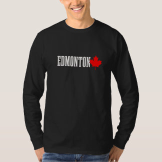 T-shirt Calgary Alberta Feuille d'érable Canada Drapeau ca